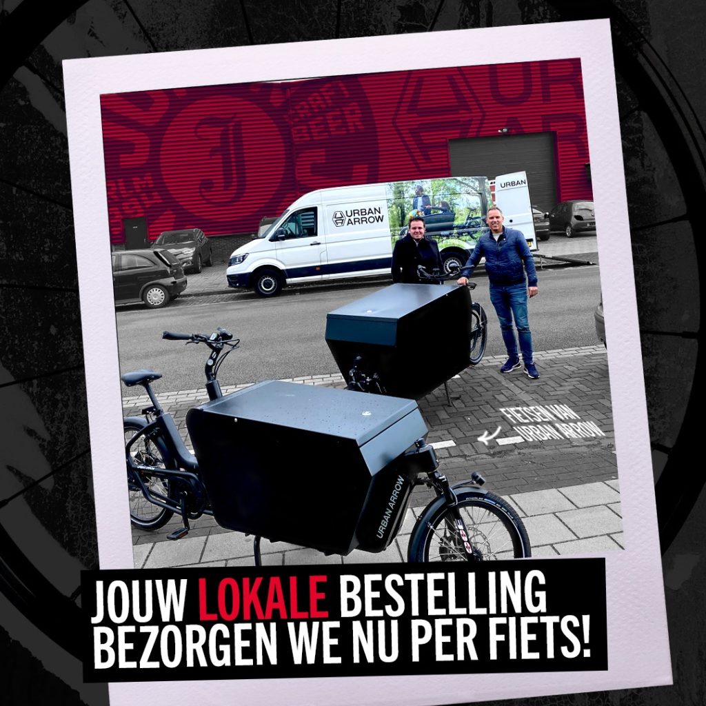 vriendelijke groet min Wiens Lokaal bezorgen per fiets! - Horeca personeel brengt je bestelling! -  Jopenbier.nl