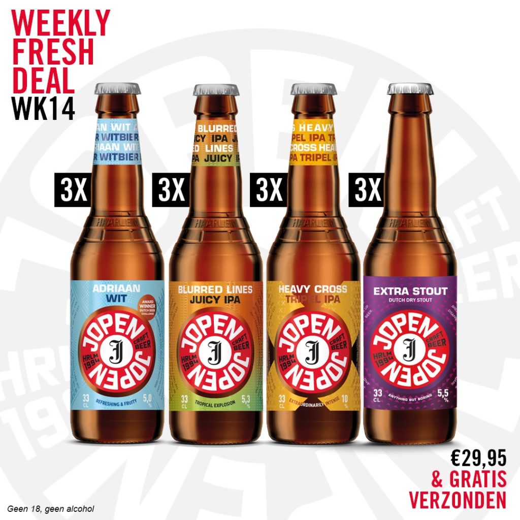 Weekly Fresh Deal week 14, iedere week vers bier bij je thuis