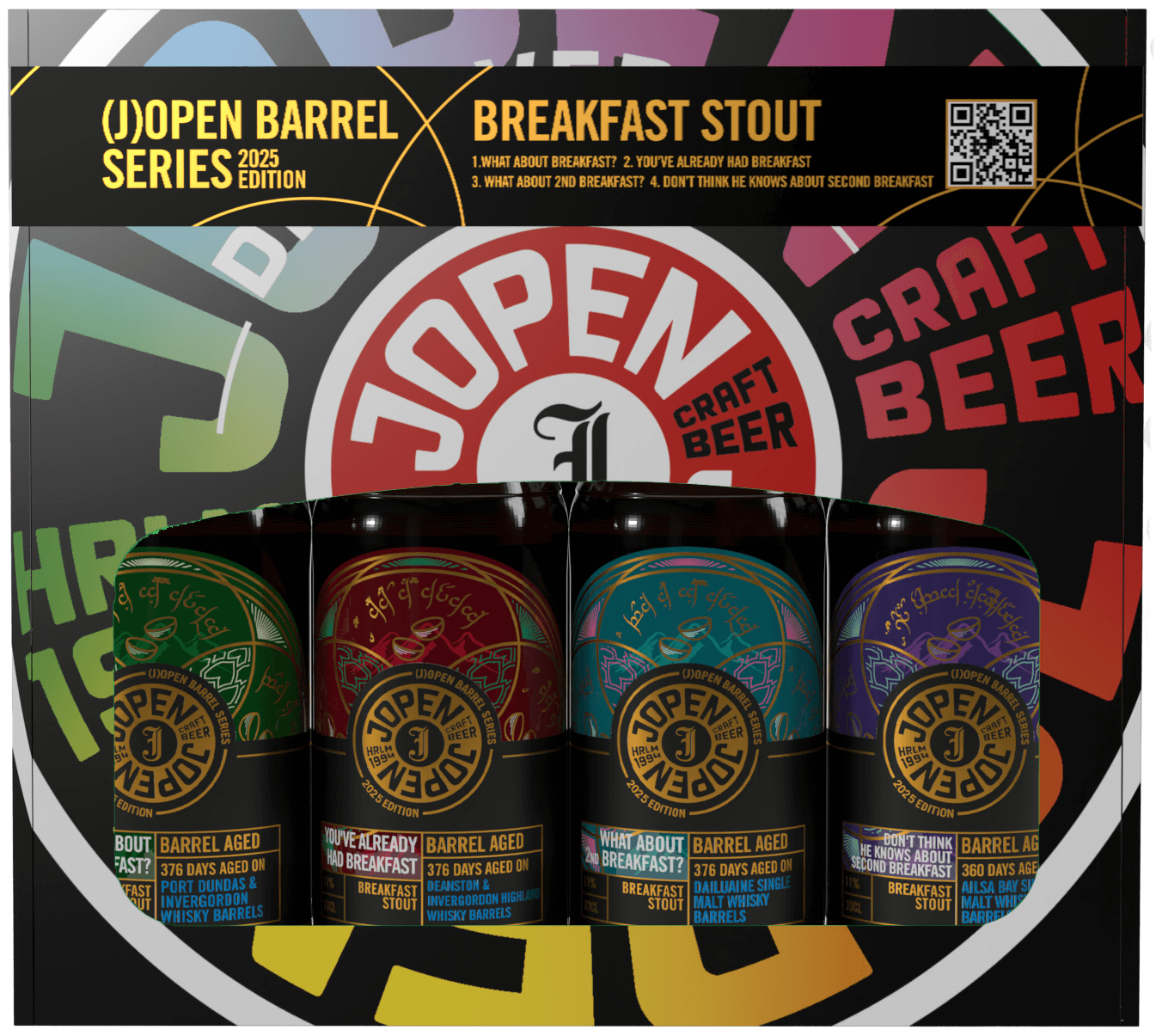 Jopen Barrel Aged Series: Breakfast Stout Giftpack ( 4 Jopen Barrel ...