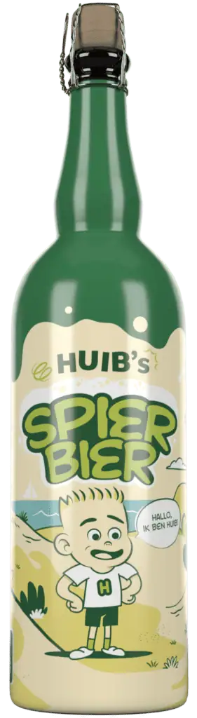 Huib’s Spierbier Fles 75CL