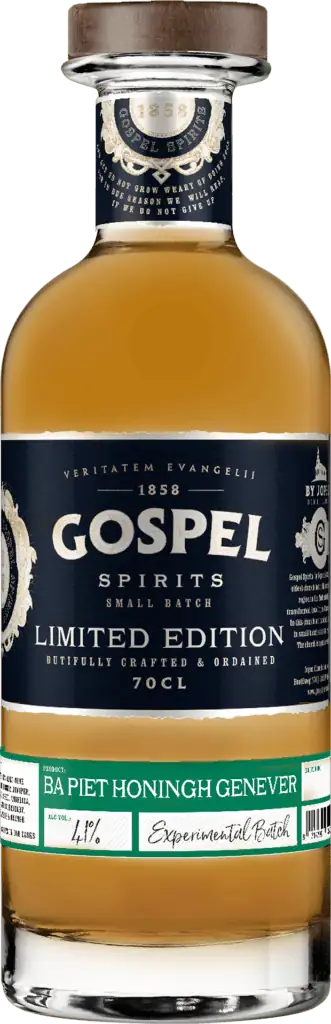 Gospel Spirits: Barrel Aged Piet Honigh Genever Fles 70CL