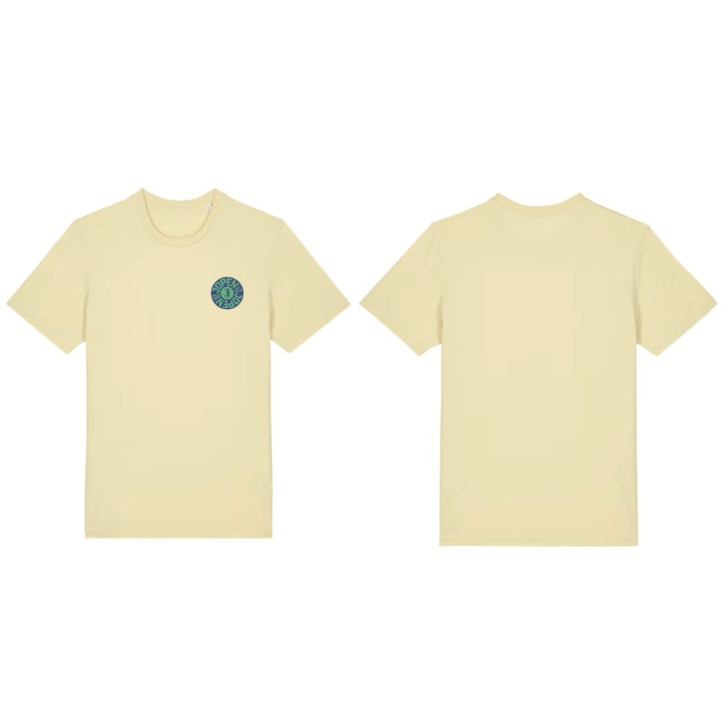 Jopen Premium Shirt: Yellow met geborduurd logo | Unisex