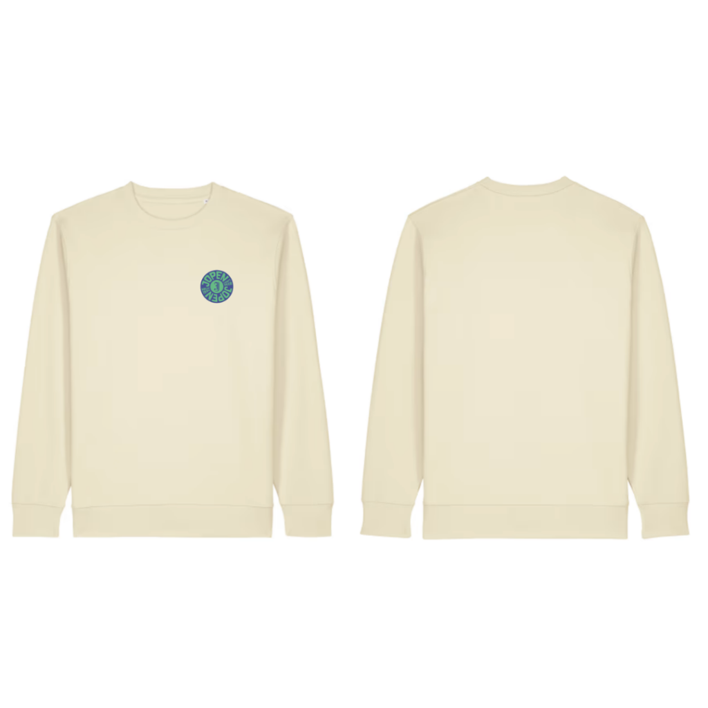 Jopen Premium Sweater: Yellow met geborduurd logo | Unisex
